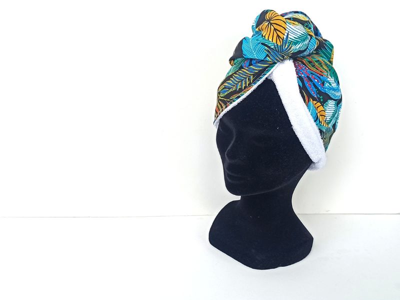 Serviette -Turban pour cheveux