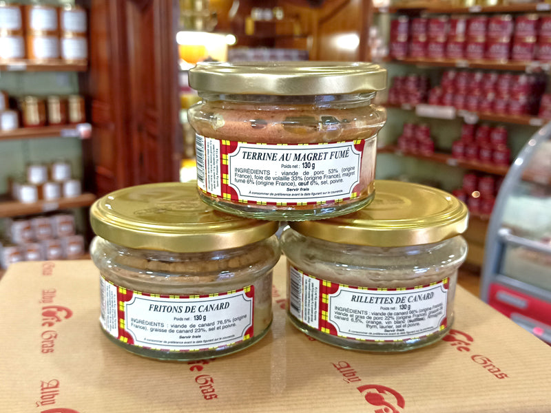 Coffret Trésors d'Albi : Rillettes, Fritons et Terrine