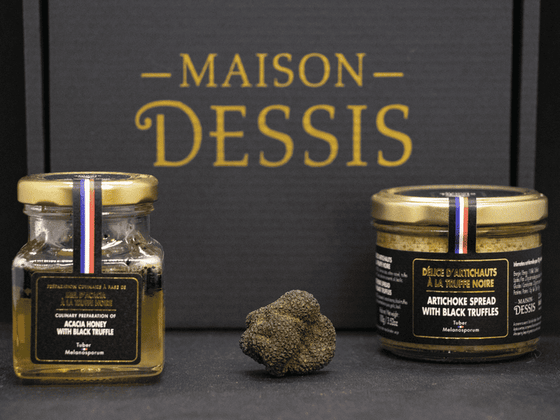 Coffret Duo Truffes : Miel d'Acacia et Tartinable Artichaut