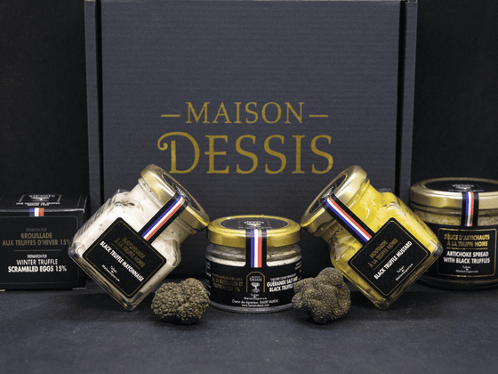 Coffret Prestige Truffes : Artichaut, Mayonnaise, Sel, Moutarde et Brouillade