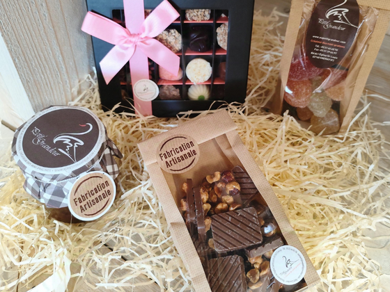 Coffret Chocolat Pâte de Fruit et Confiture