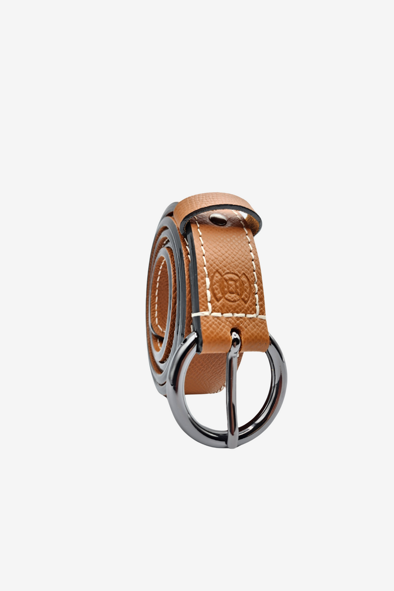 Ceinture en cuir fine 25mm