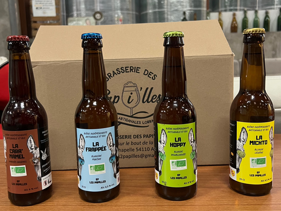 Coffret bière 4 bières BIO de Meurthe-et-Moselle