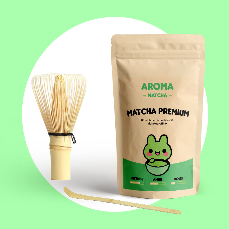 Coffret Matcha Traditionnel + Cuillère doseuse et fouet traditionnel offerts