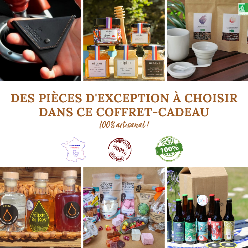 Coffret Cadeau miels et tisanes bio de Chic des Plantes ! - 3 pots + 9  sachets