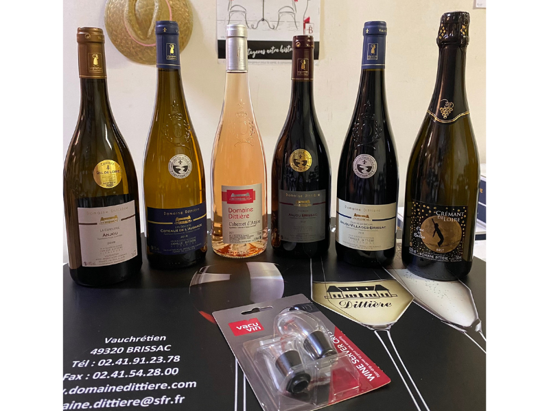 Coffret 1 Bouteille Blanche 2018, Coffret Cadeau Vins, Vins & Spiritueux